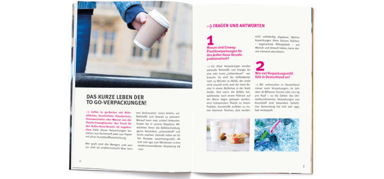 Verbraucherzentrale Nordrhein-Westfalen: Broschüre Plastikmüll