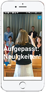 Johann-Sebastian-Bach-Chor: responsive Website