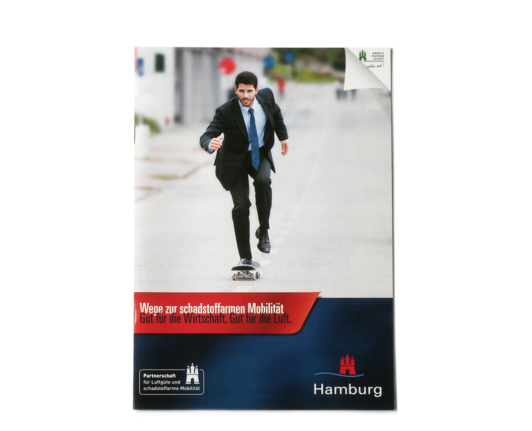 Umweltbehörde Hamburg: Broschüre Luftgütepartnerschaft