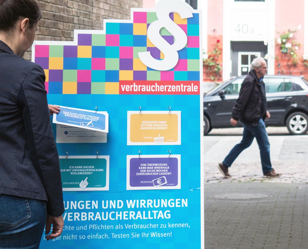 Verbraucherzentrale Sachsen-Anhalt: Aufsteller Verbraucherrechte