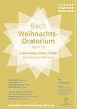 Johann-Sebastian-Bach-Chor: Plakat Weihnachtsoratorium